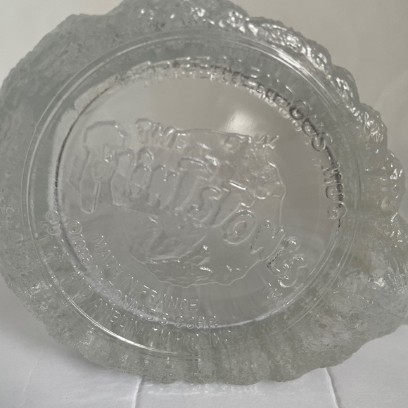 Flintstone themed Ronald McDonald frosted glass mugs. - Picture 5 of 5